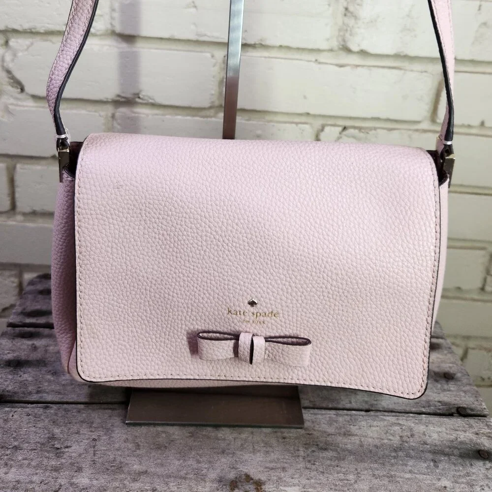 Euc Kate Spade Pershing Street Ava Warm Vellum Pink Crossbody Bag Purse